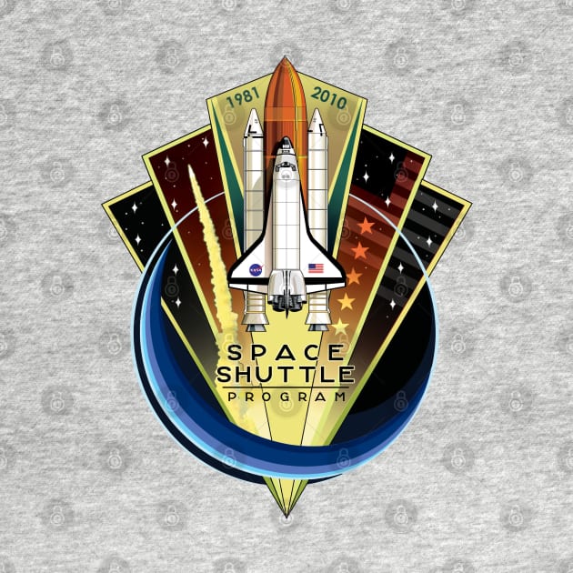 Space Shuttle by Rush Creative Tees